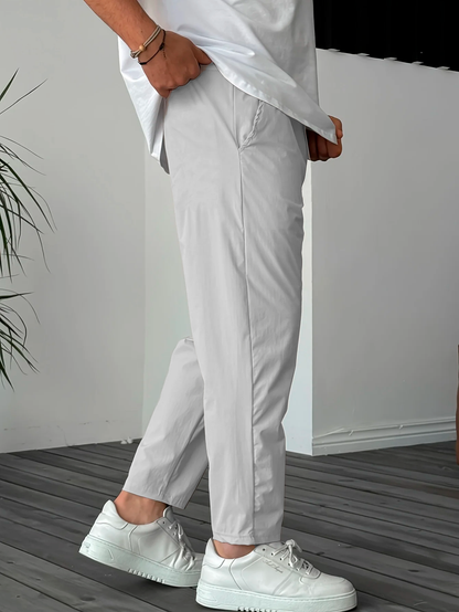 Vittorio™ | Elegante, schmal geschnittene Hose mit Kordelzug