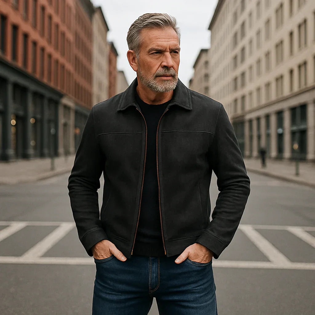 Matthew - Premium Tijdloos Leren Jack