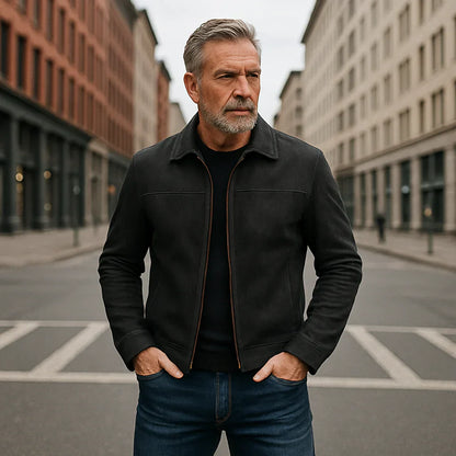 Matthew - Premium Tijdloos Leren Jack