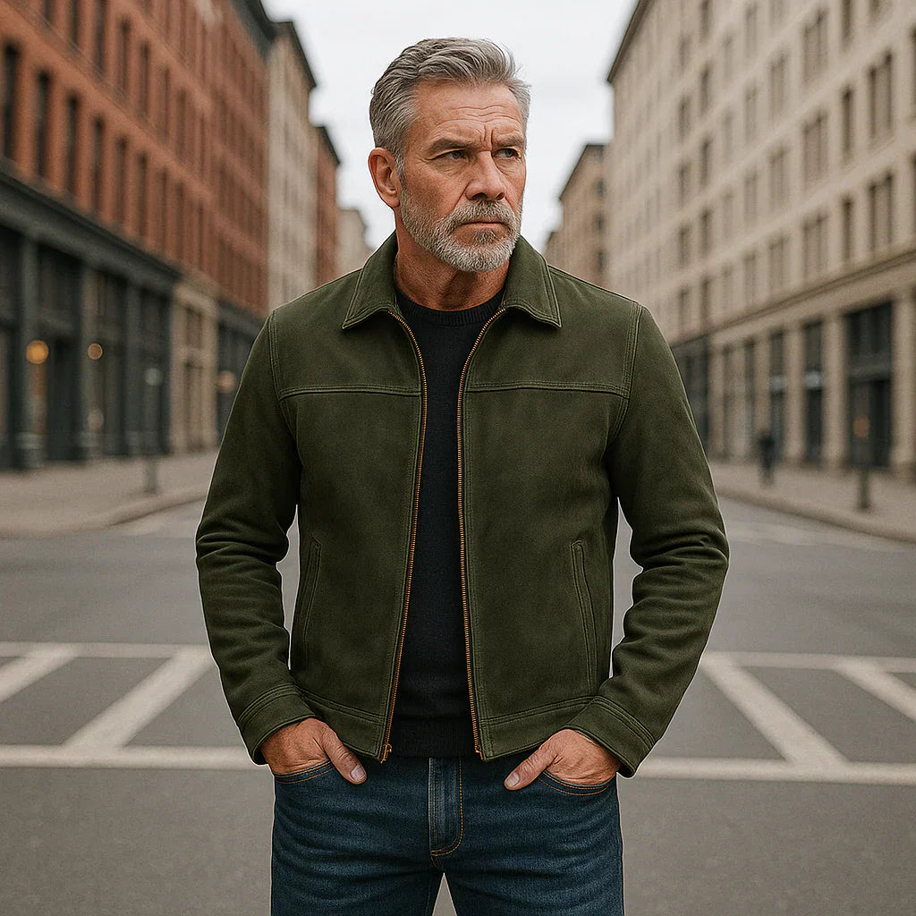 Matthew - Premium Tijdloos Leren Jack