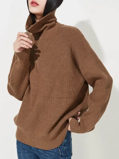 ELODIE™ – Bequemer Halbzippullover