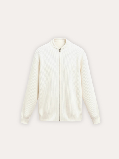 Gebreid Vest Met Ritssluiting