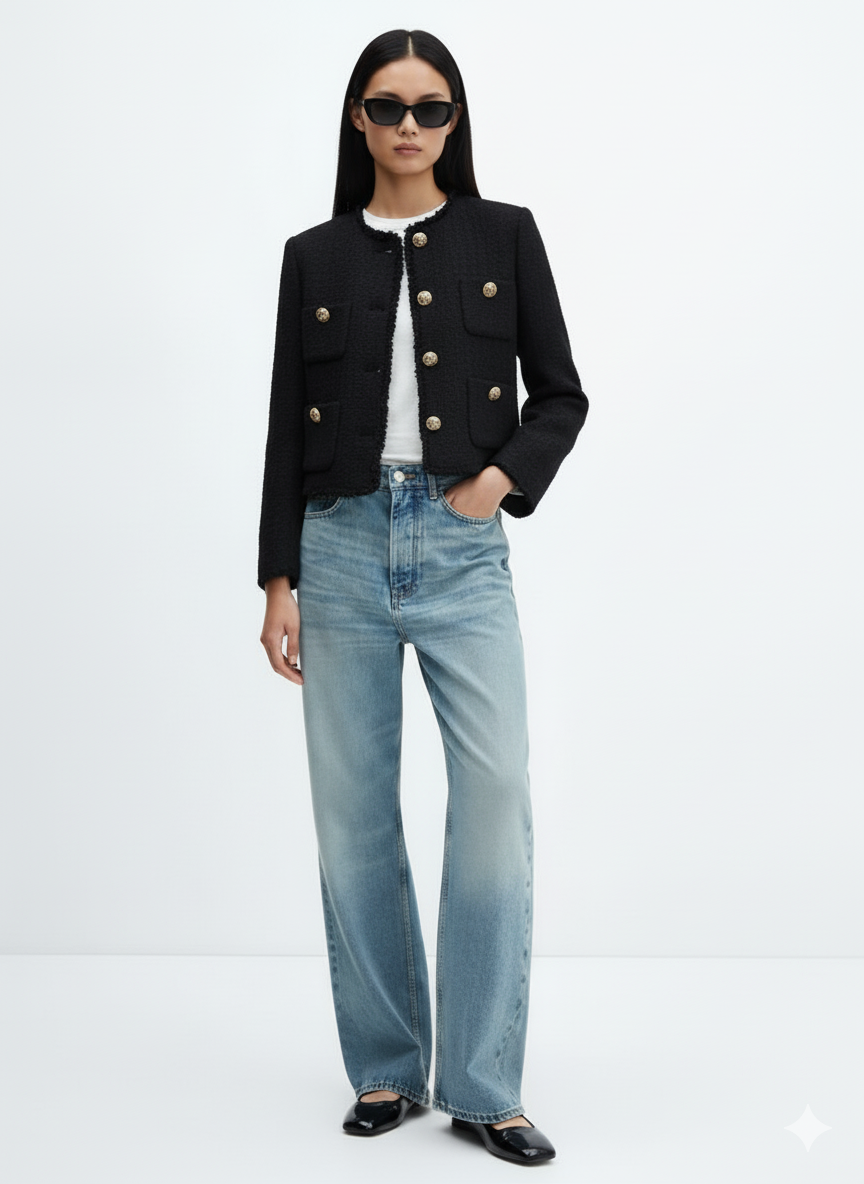 Mystique & Co™ Tweed-Chic-Jas