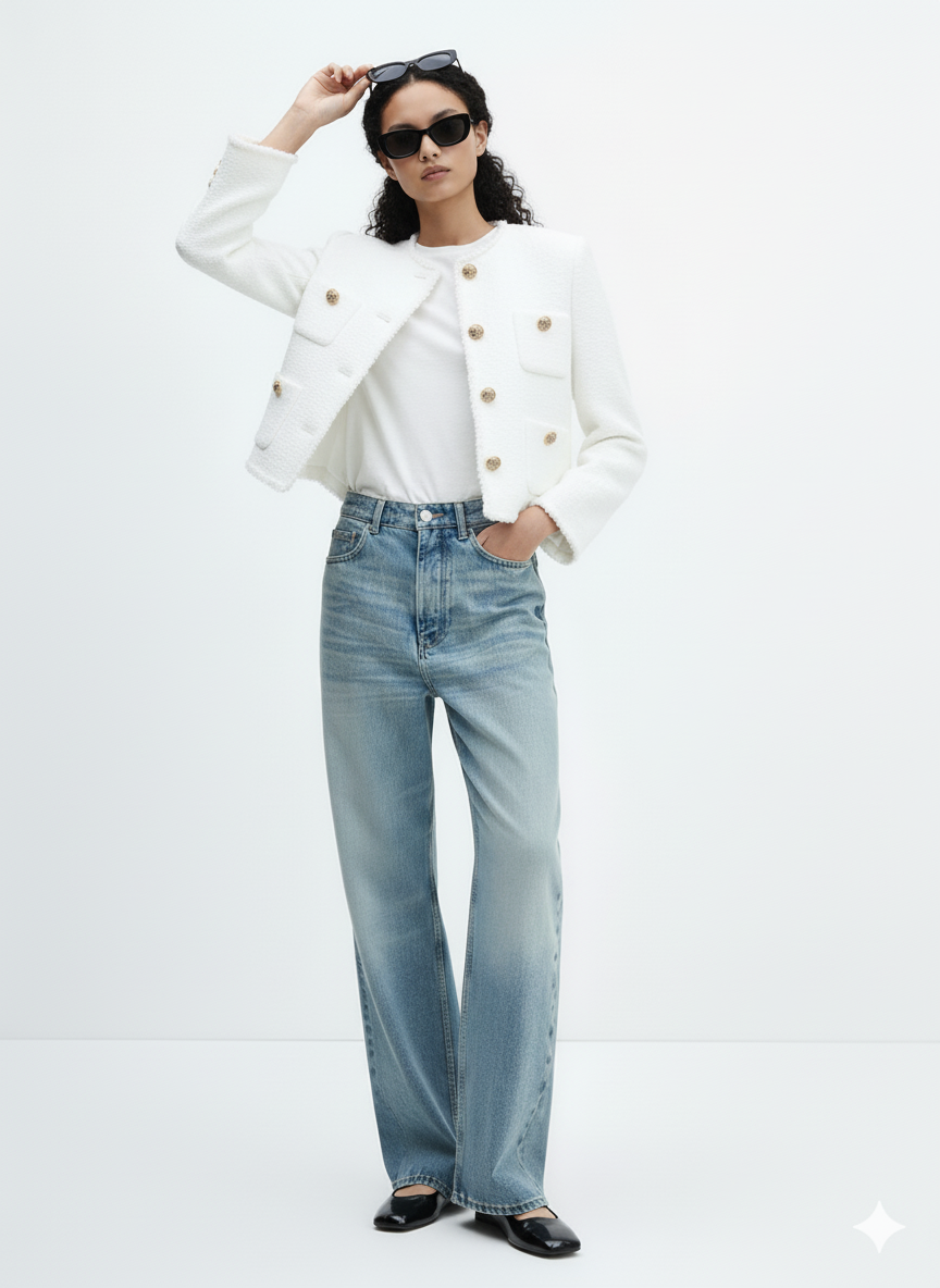 Mystique & Co™ Elegante Tweedjacke