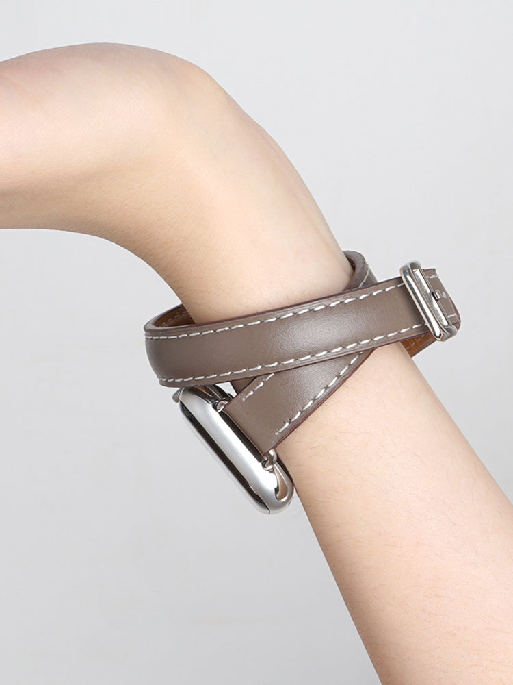 Leren Apple Watch-bandje van Avery