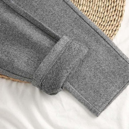 Lea | Kvinders Herringbone Plisserede Bukser