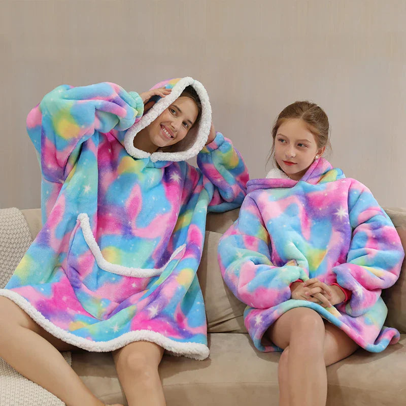 Teddy | Oversized hoodie-deken voor volwassenen en kinderen