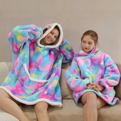 Teddy | Oversized hoodie-deken voor volwassenen en kinderen