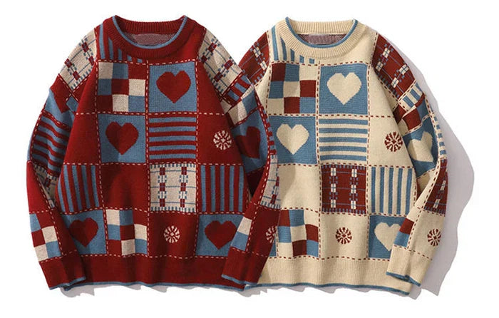 Hearth Patchwork Loom Wollpullover