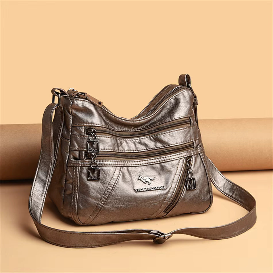 Olmera - Mehrfach-Taschen Schultertasche