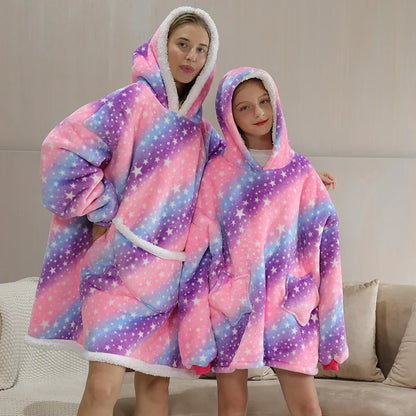Teddy | Oversized hoodie-deken voor volwassenen en kinderen