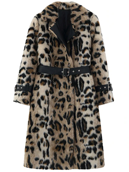 Leopard-Trenchcoat