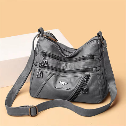 Olmera - Mehrfach-Taschen Schultertasche