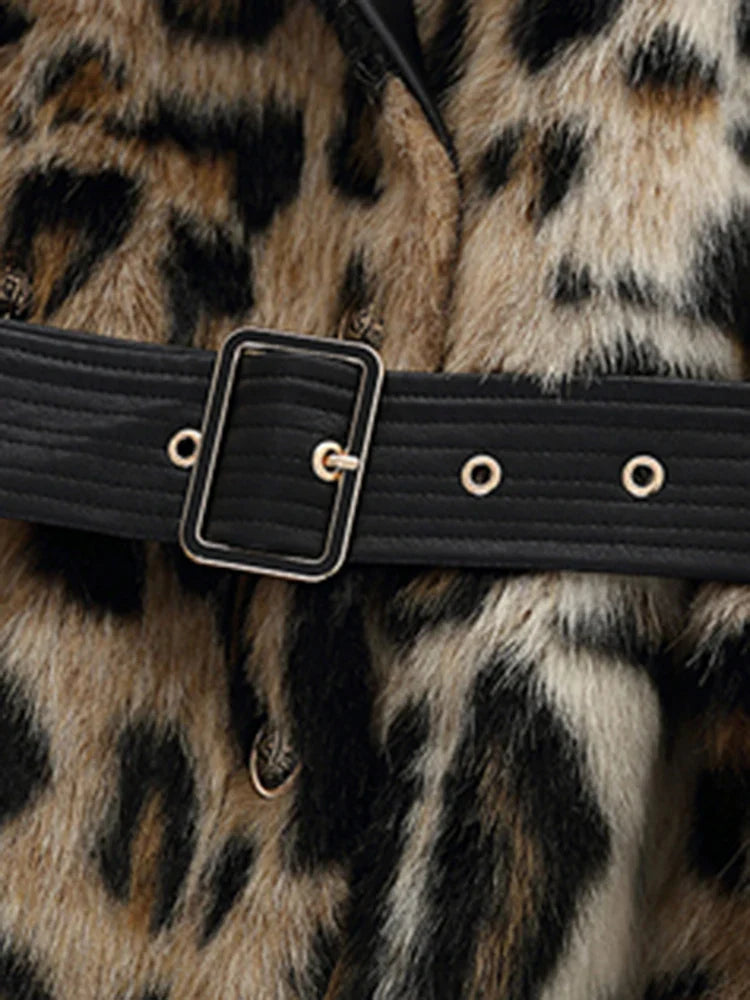Leopard-Trenchcoat