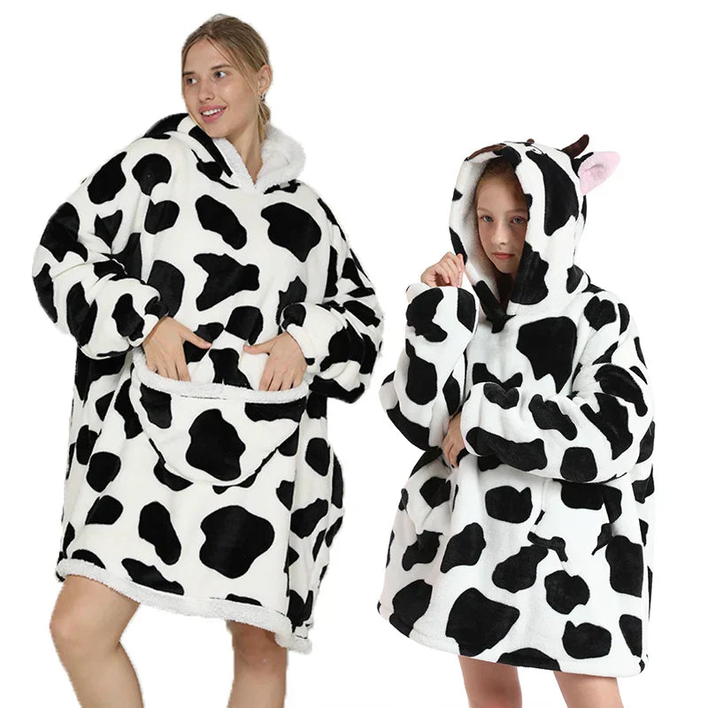 Teddy | Oversized hoodie-deken voor volwassenen en kinderen