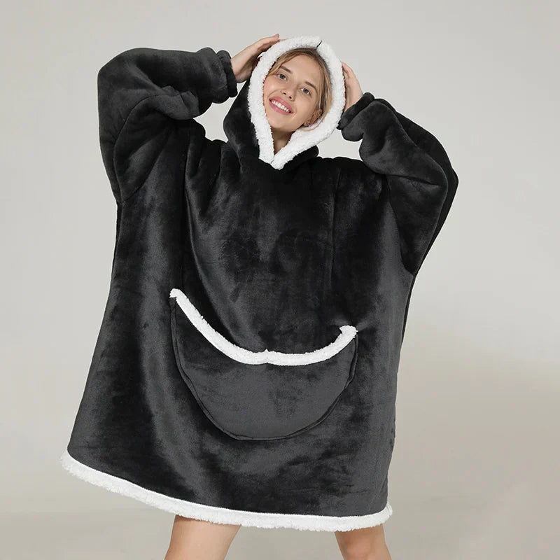 Teddy | Oversized hoodie-deken voor volwassenen en kinderen