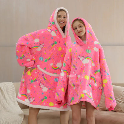 Teddy | Oversized hoodie-deken voor volwassenen en kinderen
