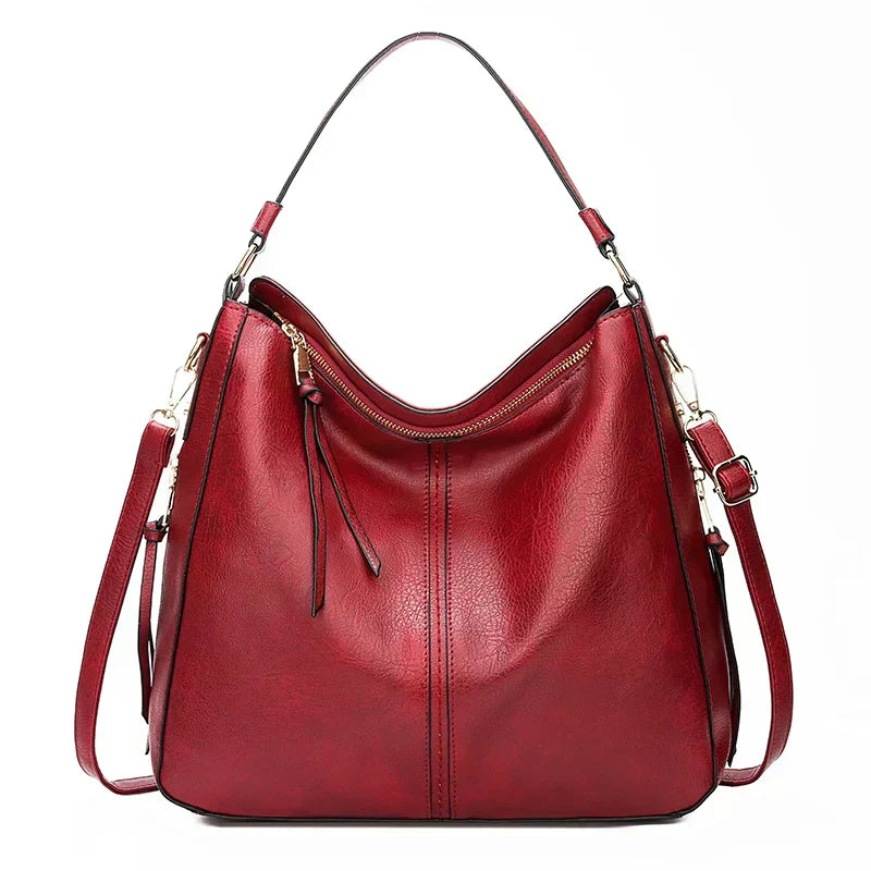 Romy - Leder Schultertasche