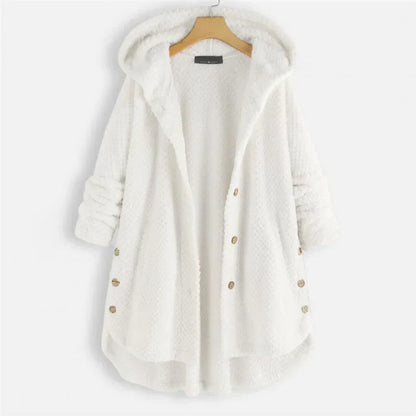 Théodora - Manteau côtelé avec capuche