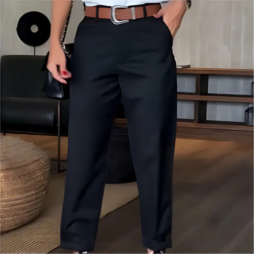 Aveline ClassyPants™ – Klassieke high-waist broek met rechte pijpen