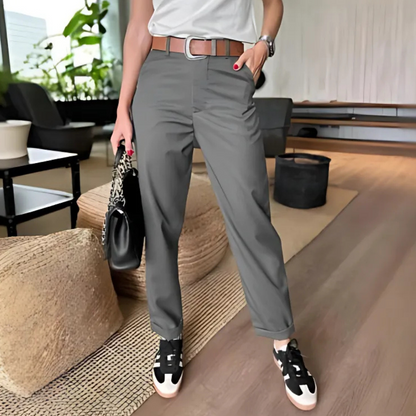 Aveline ClassyPants™ – Klassieke high-waist broek met rechte pijpen