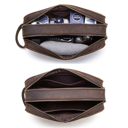 Crazy Horse Leder toilettas