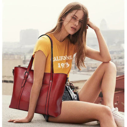 Kelley | Luxuriöse Lederhandtasche