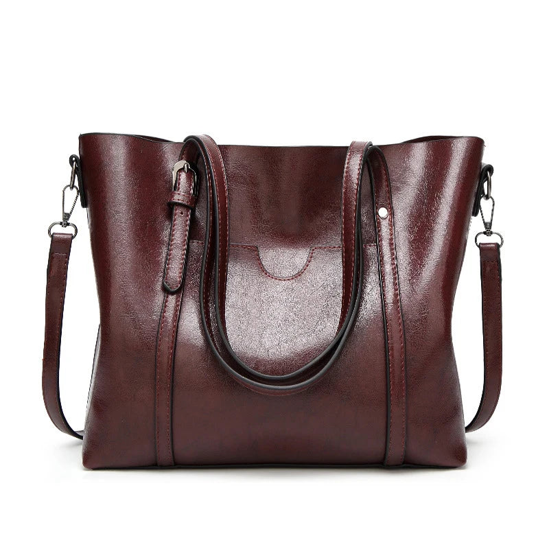 Kelley | Luxuriöse Lederhandtasche