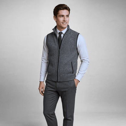 Lansbury vest met rits