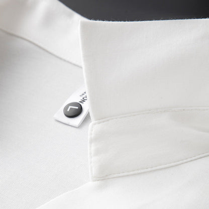 Cornelio - Poloshirt van katoen en zijde