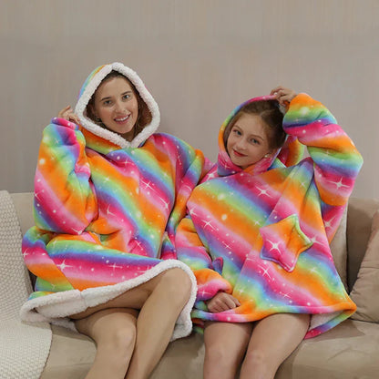 Teddy | Oversized hoodie-deken voor volwassenen en kinderen