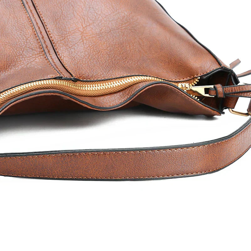 Romy - Leder Schultertasche