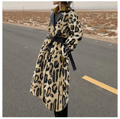 Leopard-Trenchcoat