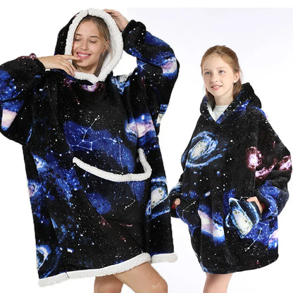 Teddy | Oversized hoodie-deken voor volwassenen en kinderen