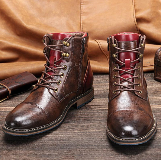 Olsen & Olsen™ Dawson | Leren Oxford Laarzen