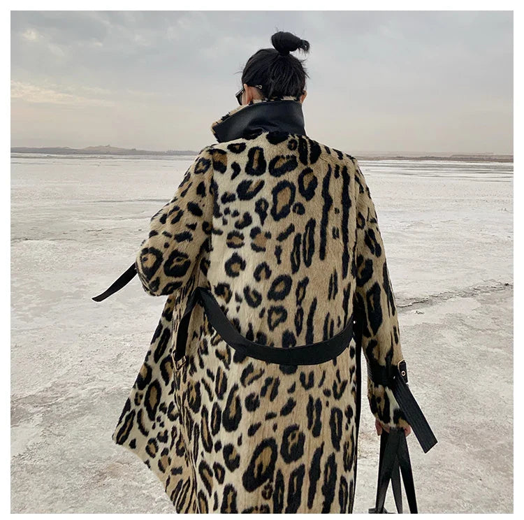 Leopard-Trenchcoat
