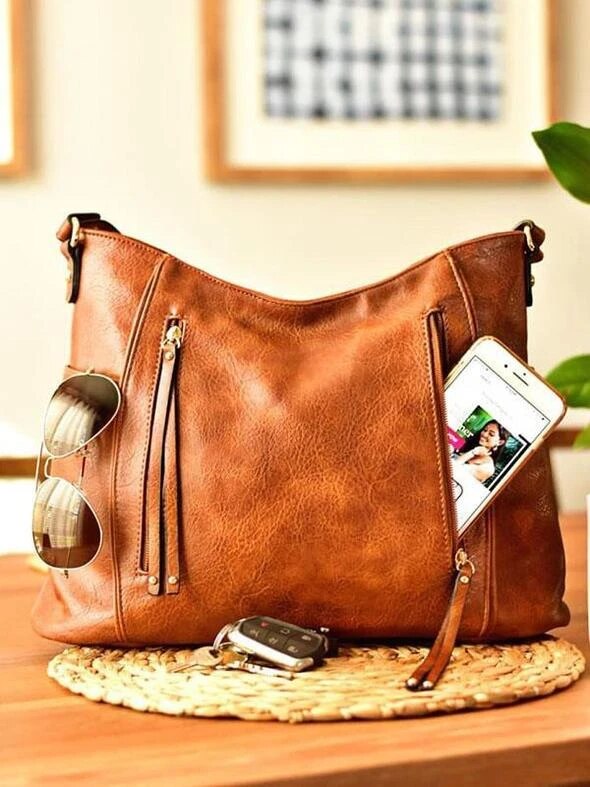 Gesina - Elegante Vintage-Ledertasche