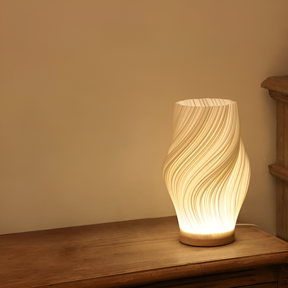 THARAH | Moderne crèmekleurige 3D-golflamp