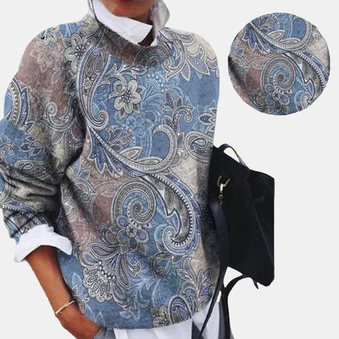 Elara™ | Bedruckter Pullover