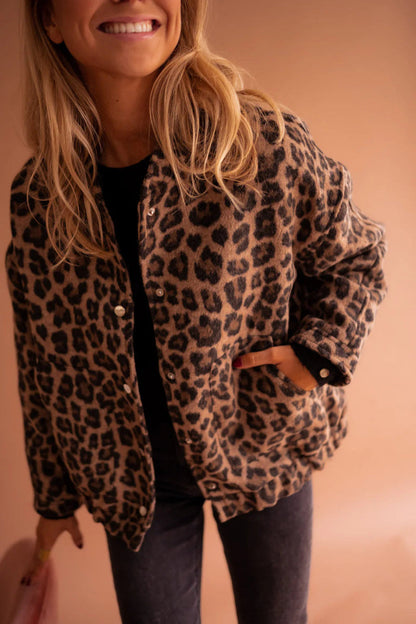 Elodie | Stilvolle Jacke mit Leopardenmuster