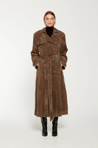 CHANTAL™ - Klassischer Trenchcoat mit Gürtel