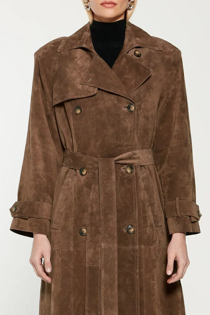 CHANTAL™ - Klassischer Trenchcoat mit Gürtel