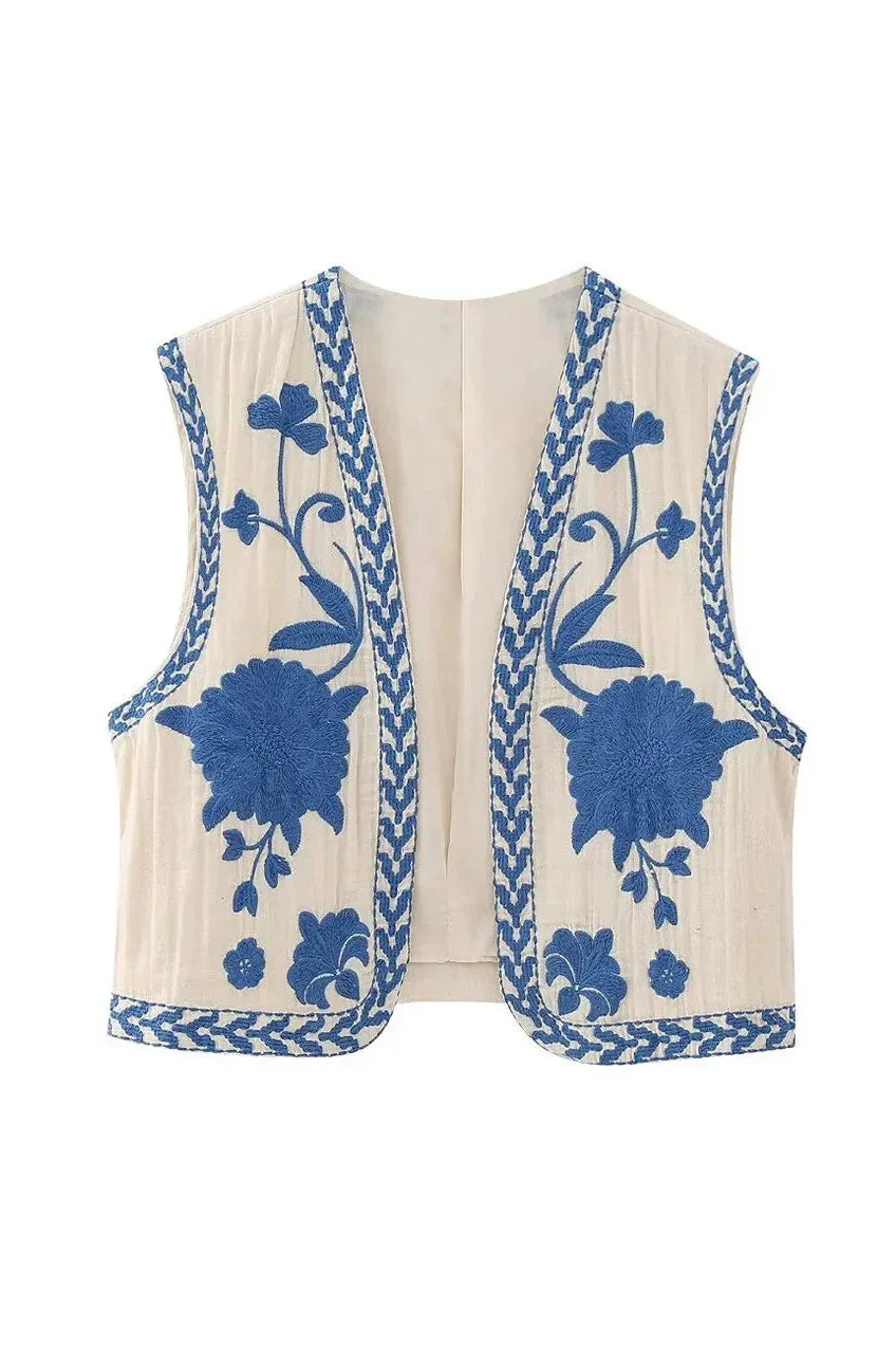 Angeline Blauw Vest