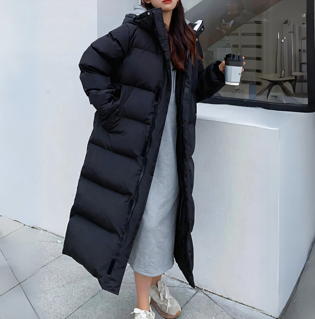 Mystique & Co™ Lange Pufferjacke