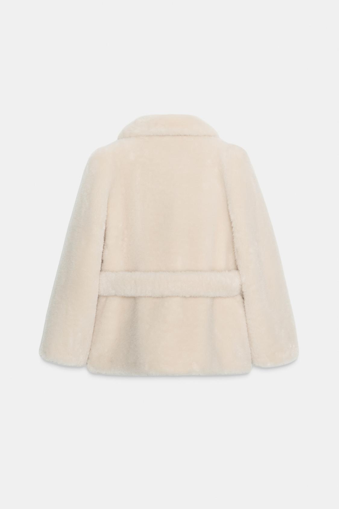 Mystique & Co™ Gürteljacke aus Kunstfell