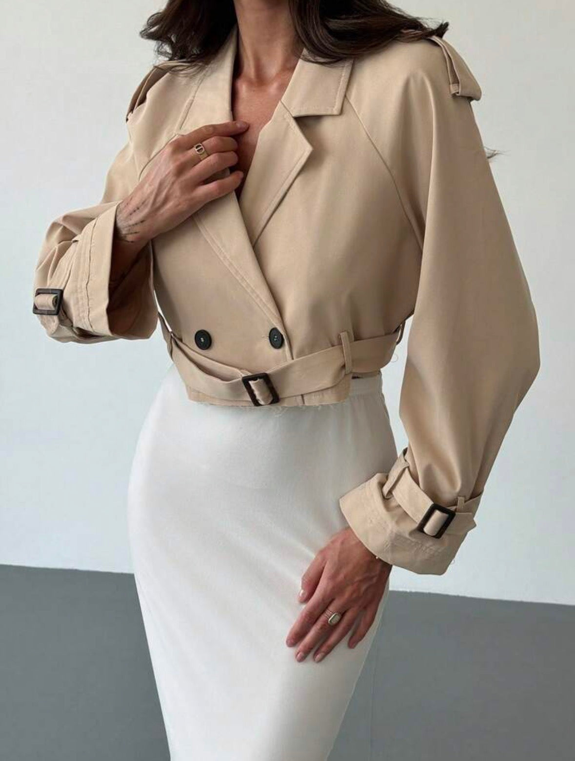 Mystique & Co™ Elegante Cropped Jacke