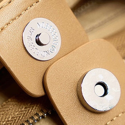 Echte Leder Crossbody- & Schulter-Übergröße Eimer Tasche