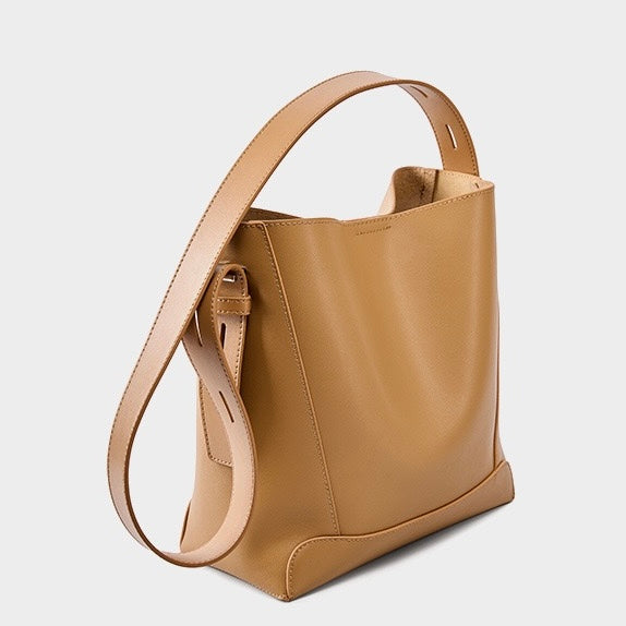 Echte Leder Crossbody & Schulter Übergroße Bucket Bag