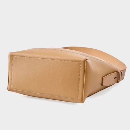 Echte Leder Crossbody- & Schulter-Übergröße Eimer Tasche