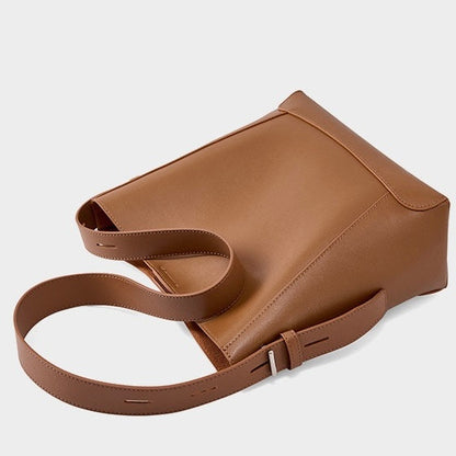 Echte Leder Crossbody & Schulter Übergroße Bucket Bag